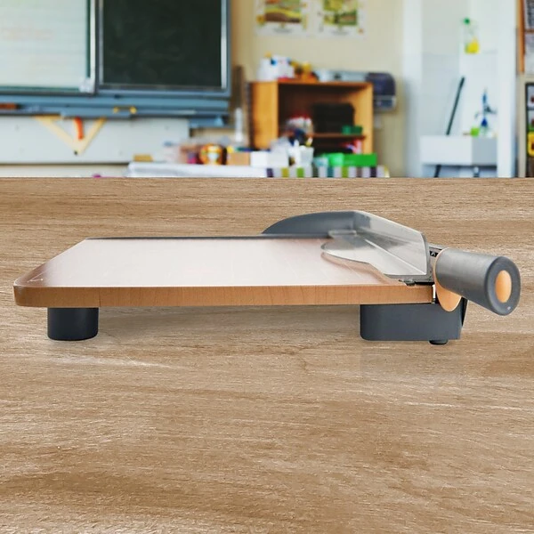 Westcott TrimAir Titanium Wood 12" Guillotine Trimmer, Black/Wood (ACM15106) 1 Westcott TrimAir Titanium Wood 12" Guillotine Trimmer, Black/Wood (ACM15106)