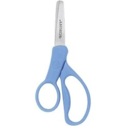 Westcott Kumfy Grip Left-Handed Kids Scissors, 5" Stainless Steel Blunt Tip, Assorted Colors (ACM13594)