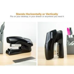 Bostitch Flat Clinch Desktop Stapler, 40 Sheet Capacity, Black (B175-BLK) -Fiskar Shop 87EFD08D A380 420D ADECA486A2BAE20F s7