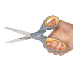 Westcott Titanium Bonded 8" Titanium Multi-Purpose/Heavy Duty Scissor, Pointed Tip, Gray/Yellow, 3/Pack (17532) -Fiskar Shop A2C52F7B C24E 4EEE 8EA4E7E2F3C98C04 s7