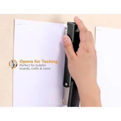 Bostitch Classic Metal Desktop Stapler, 20 Sheet Capacity, Black (B515BK)