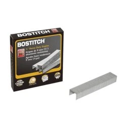 Bostitch Premium Heavy Duty Staples, 3/8" Leg Length, 1000/Box (SB353/8-1M)