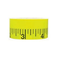 Mavalus Measuring Tape, 1 In. X 9 Yards, Yellow With Black Text, Roll (MAV10016)