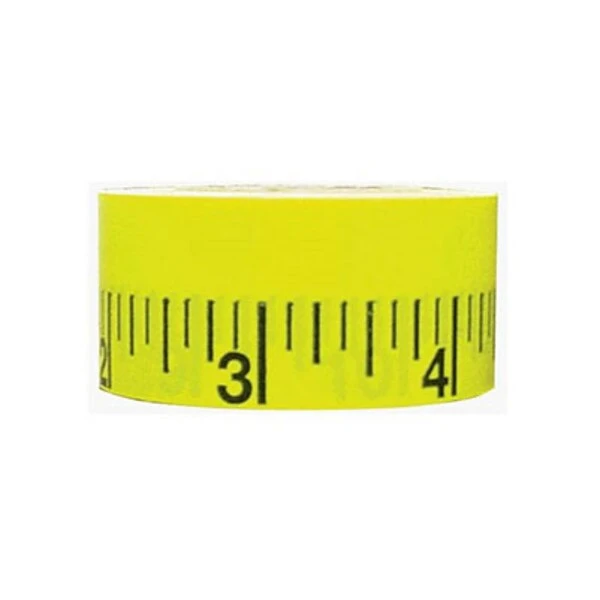 Mavalus Measuring Tape, 1 In. X 9 Yards, Yellow With Black Text, Roll (MAV10016) 1 Mavalus Measuring Tape, 1 In. X 9 Yards, Yellow With Black Text, Roll (MAV10016)