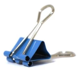 JAM Paper® Colored Binder Clips, Small, 19mm, Blue, 25/pack (334BCBU)