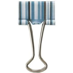 JAM Paper® Colored Fashion Design Binder Clips, Small, 19mm, Green And Blue Binder Clips With Stripes, 10/Pack (336128839) -Fiskar Shop m002869920 s7