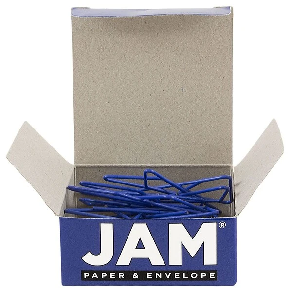 JAM Paper® Colorful Butterfly Paper Clips, Dark Blue Paperclips, 15/Pack (332BYBU) 1 JAM Paper® Colorful Butterfly Paper Clips, Dark Blue Paperclips, 15/Pack (332BYBU)