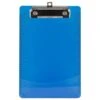 JAM Paper® Small Plastic Clipboards, 6" X 9", Blue, 1/PK (331CPMBU)