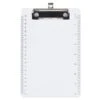 JAM Paper® Small Plastic Clipboards, 6" X 9", Clear, 1/PK (331CPMCL)