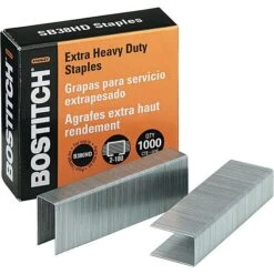 Bostitch Auto 180 Heavy-Duty Staples, 3/8" Leg Length, 1000/Box (SB38HD-1M)