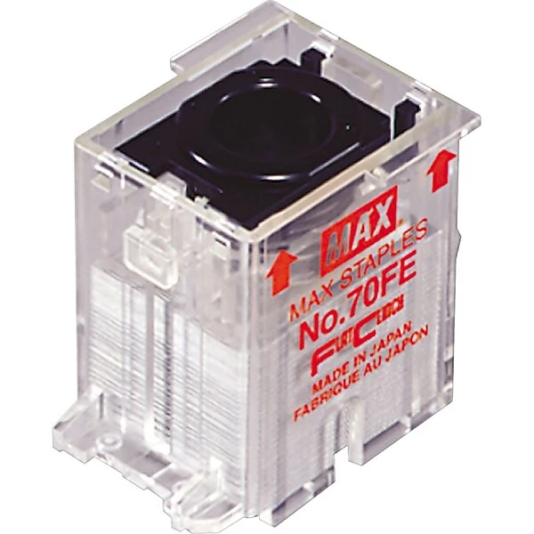 Max Cartridge Staples, 0.31" Leg Length, 5,000/Pack (MXBNO70FE) 2 Max Cartridge Staples, 0.31" Leg Length, 5,000/Pack (MXBNO70FE) - Image 2