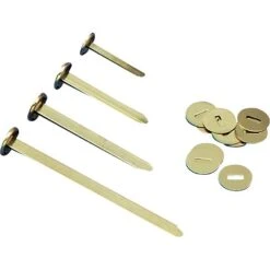 ACCO® Brass Washers, 15/32", Box Of 100 (ACC71511)