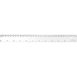 Westcott Quill Brand® School Rulers, 12", Clear Plastic