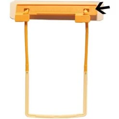 JalemaClip™ Folder Fasteners, Plastic Compressor Bar, Yellow, 100/Pack (JCOM) -Fiskar Shop s1001085 s7