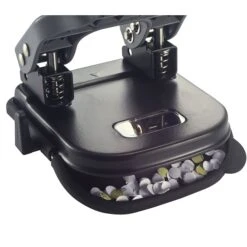 Officemate Contemporary 2-Hole Eco-Punch, 25 Sheet Capacity, Recycled, Black/Gray/Green -Fiskar Shop s1011272 s7