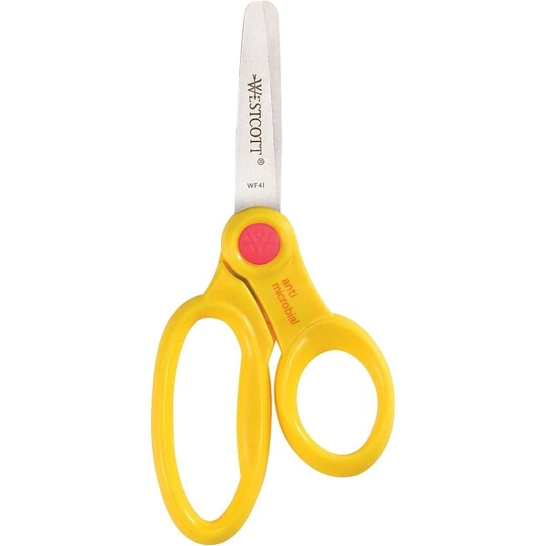 Westcott 5" Stainless Steel Kid's Scissors, Blunt Tip, Assorted Colors (14606) 2 Westcott 5" Stainless Steel Kid's Scissors, Blunt Tip, Assorted Colors (14606) - Image 2