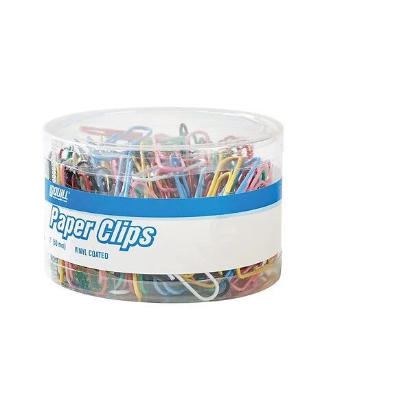 Quill Brand® Jumbo Paper Clips, Assorted Colors, 200/Tub 2 Quill Brand® Jumbo Paper Clips, Assorted Colors, 200/Tub - Image 2