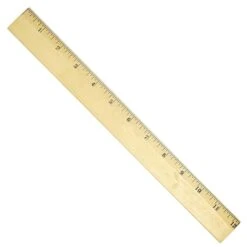 Staples Beveled Wood Ruler 12" (51881)