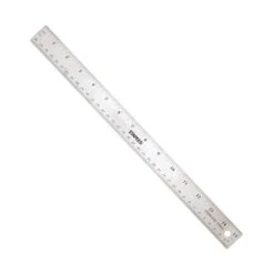 Staples 15" Stainless Steel Ruler With Non Slip Cork Base (51898)