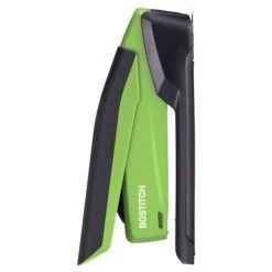 Bostitch InPowerâ„¢ Spring-Powered Desktop Stapler, 20 Sheet Capacity, Green/Black (1123)