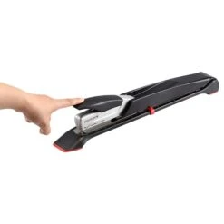 Bostitch Long Reach Stapler, 25 Sheet Capacity, Black/Silver (PPR1610)