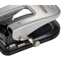 Bostitch EZ Squeeze™ Two-Hole Punch 40-Sheet, Black/Silver (2340) -Fiskar Shop s1153411 s7