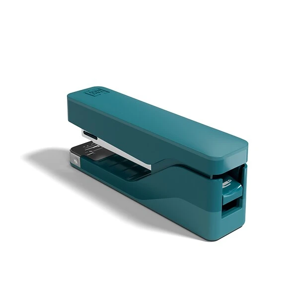 TRU RED™ Desktop Stapler, 25-Sheet Capacity, Teal (TR58100) 2 TRU RED™ Desktop Stapler, 25-Sheet Capacity, Teal (TR58100) - Image 2