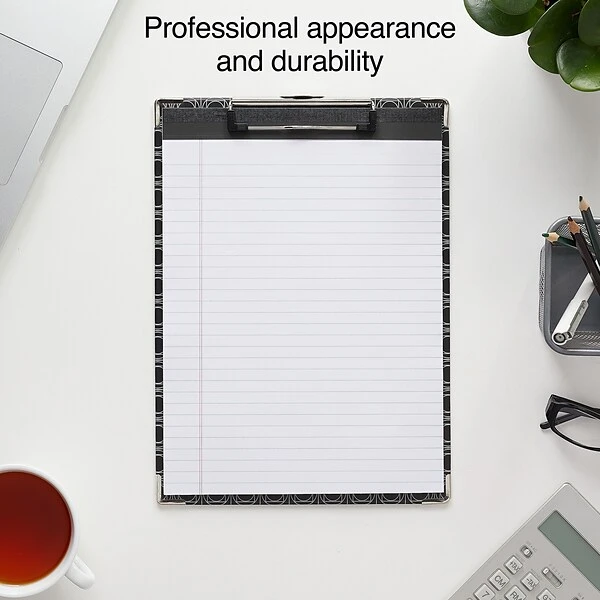 Sustainable Earth Clipboard, Black, 9" X 12 1/2" 4 Sustainable Earth Clipboard, Black, 9" X 12 1/2" - Image 4