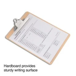 Staples Hardboard Clipboard, Letter, Brown (44290) -Fiskar Shop s1206420 s7