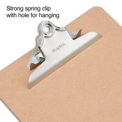 Staples Hardboard Clipboard, Letter, Brown (44290) -Fiskar Shop s1206421 s7