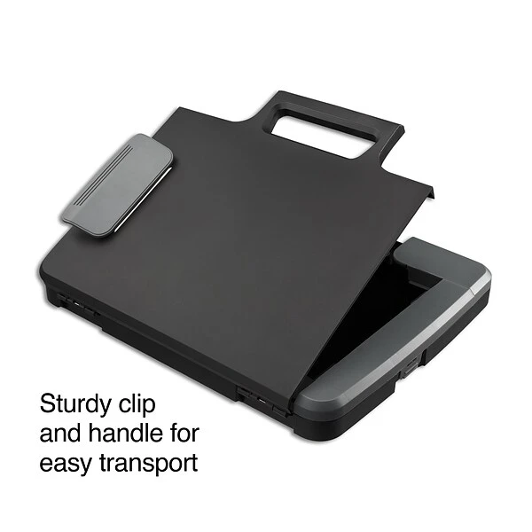 Plastic Storage Clipboard, Letter Size, Black (28541) 2 Plastic Storage Clipboard, Letter Size, Black (28541) - Image 2
