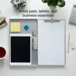 Quill Brand® Aluminum Clipboard, Legal, Silver, 8.5" X 14", 1/PK -Fiskar Shop s1206520 s7