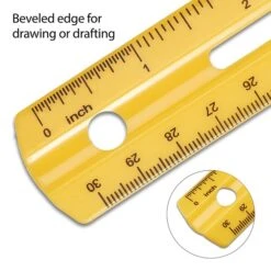 Staples 12" Plastic Ruler, Assorted Colors (51884) -Fiskar Shop s1206590 s7