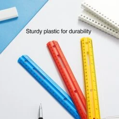 Staples 12" Plastic Ruler, Assorted Colors (51884) -Fiskar Shop s1206593 s7