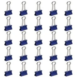 JAM Paper Colored Small Binder Clips, 3/8" Capacity, Purple, 25/Pack (334BCPU) -Fiskar Shop sp100188998 s7