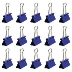 JAM Paper Colorful Binder Clips, Medium, 5/8" Capacity, Purple, 15/Pack (339BCPU) -Fiskar Shop sp100189000 s7