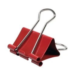 JAM Paper Colored Binder Clips, Medium, 5/8" Capacity, Red, 15/Pack (339BCRE) -Fiskar Shop sp100189001 s7