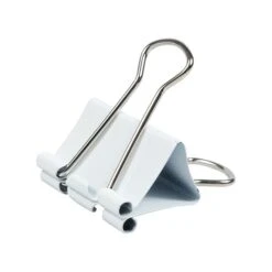 JAM Paper Colorful Binder Clips, Medium, 5/8" Capacity, White, 15/Pack (339BCWH) -Fiskar Shop sp100189005 s7