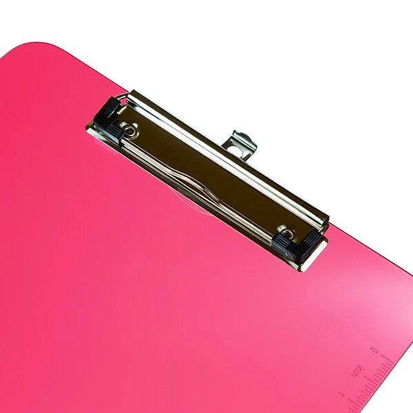 JAM Paper Plastic Clipboard, Letter Size, Pink, 2/Pack (340926883GZ) 2 JAM Paper Plastic Clipboard, Letter Size, Pink, 2/Pack (340926883GZ) - Image 2
