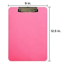 JAM Paper Plastic Clipboard, Letter Size, Pink, 2/Pack (340926883GZ) 6 JAM Paper Plastic Clipboard, Letter Size, Pink, 2/Pack (340926883GZ) -Fiskar Shop sp104484445 s7