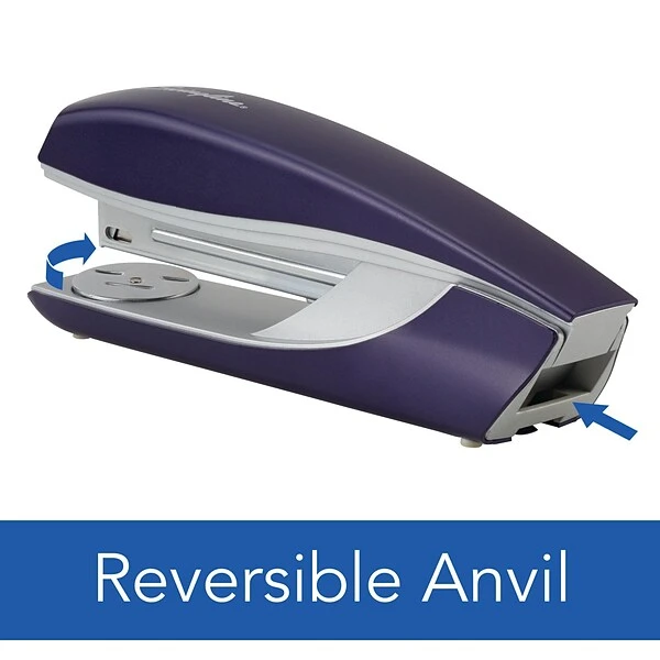 Swingline NeXXt Metal Desktop Stapler, 40-Sheet Capacity, Purple (55657069) 4 Swingline NeXXt Metal Desktop Stapler, 40-Sheet Capacity, Purple (55657069) - Image 4