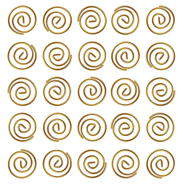 JAM Paper Circular Small Paper Clips, Gold, 2 Packs Of 50 (21832062B) 4 JAM Paper Circular Small Paper Clips, Gold, 2 Packs Of 50 (21832062B) - Image 4