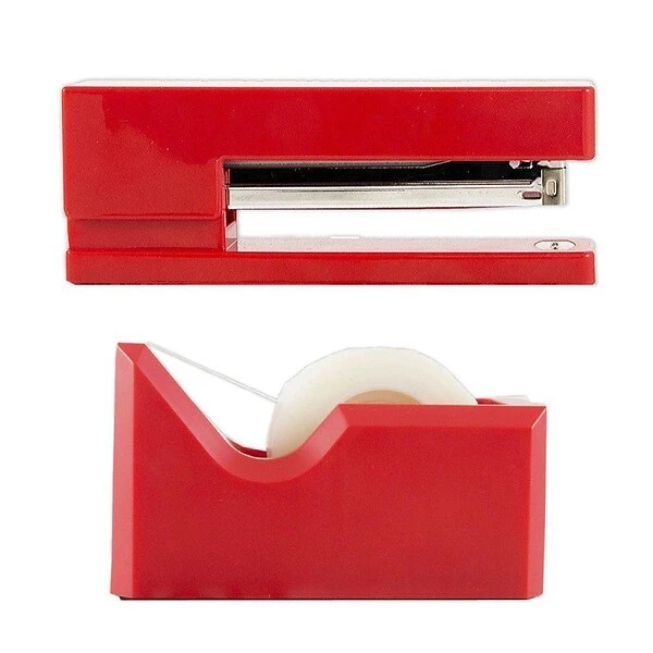 JAM Paper Desk Organizer Set, Red (3378RE) 1 JAM Paper Desk Organizer Set, Red (3378RE)