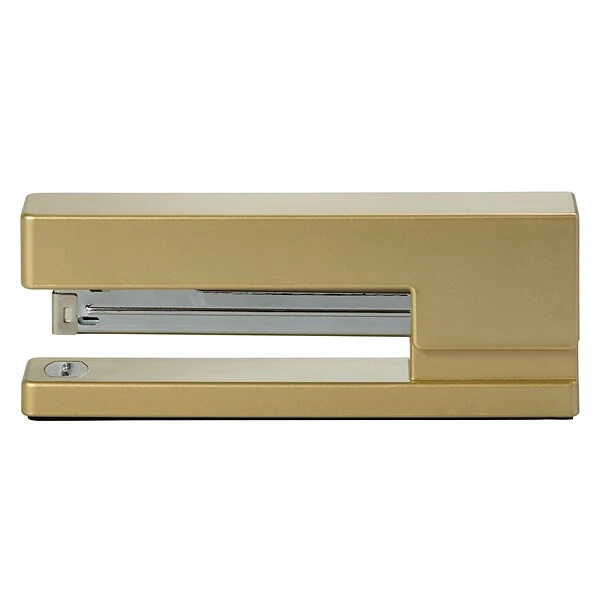 JAM Paper Modern Desktop Stapler, 10 Sheet Capacity, Gold (337GOZ) 1 JAM Paper Modern Desktop Stapler, 10 Sheet Capacity, Gold (337GOZ)