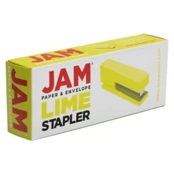 JAM Paper Modern Desktop Stapler, 10 Sheet Capacity, Lime Green (337GR) 7 JAM Paper Modern Desktop Stapler, 10 Sheet Capacity, Lime Green (337GR) -Fiskar Shop sp170856958 s7