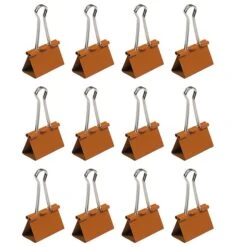 JAM Paper Large Binder Clips, 3/4" Capacity, Orange, 12/Pack (340BCor) -Fiskar Shop sp170856962 s7