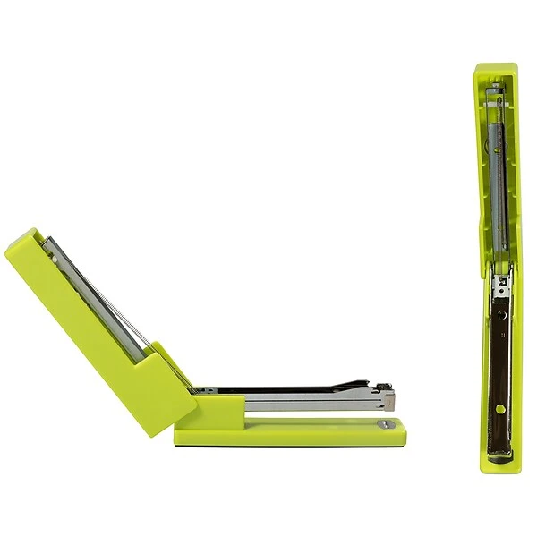 JAM Paper Modern Desktop Stapler, 10 Sheet Capacity, Lime Green (337GR) 2 JAM Paper Modern Desktop Stapler, 10 Sheet Capacity, Lime Green (337GR) - Image 2