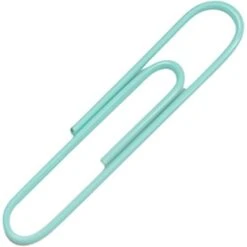 JAM Paper® Colored Jumbo Paper Clips, Large 2 Inch, Teal Paperclips, 2 Packs Of 75 (21832065a) -Fiskar Shop sp22235161 s7