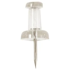 JAM Paper Push Pins, Clear, 2 Packs Of 100 (222419050A) -Fiskar Shop sp22235525 s7