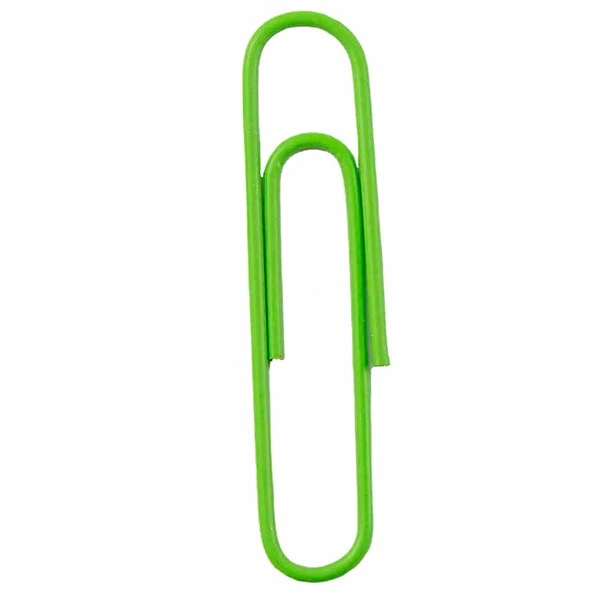 JAM Paper® Colored Jumbo Paper Clips, Large 2 Inch, Lime Green Paperclips, 2 Packs Of 75 (21830627a) 3 JAM Paper® Colored Jumbo Paper Clips, Large 2 Inch, Lime Green Paperclips, 2 Packs Of 75 (21830627a) - Image 3